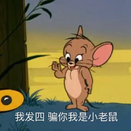 我发四骗你我是小老鼠 - 猫和老鼠 tom jerry 汤姆猫 杰瑞鼠 - 表情包